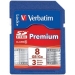 Verbatim Premium 8GB Secure Digital High Capacity (SDHC) Card (Class 10)