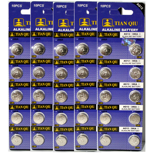 Ag12 Alkaline Button Cell Battery For Camera Watch And Calculator
