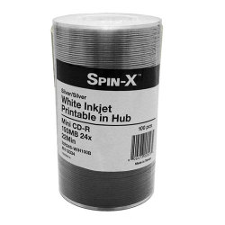 White Inkjet Hub Printable 24X Mini CD-R with Free Vinyl Sleeves